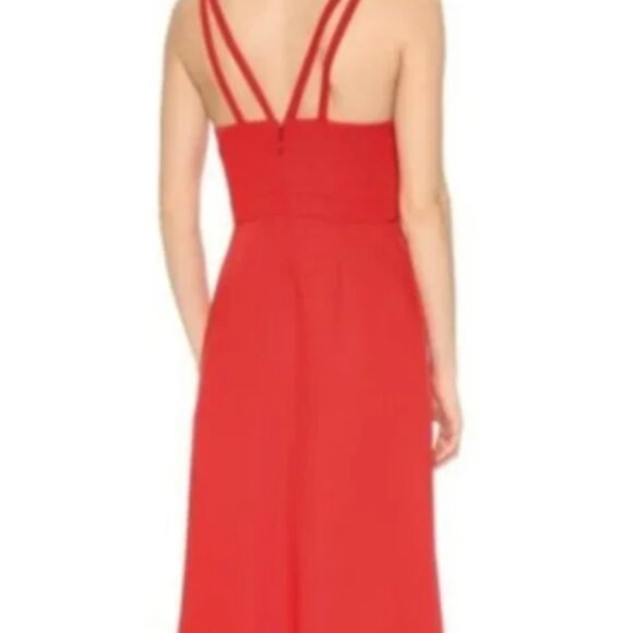 Stunning BCBGMaxAzria Red Maxi Gown - Picture 3 of 7
